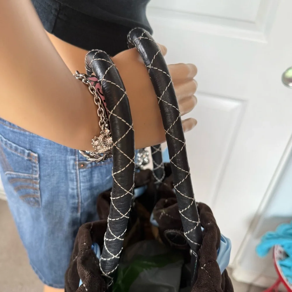 Custom Vintage Juicy Couture Brown and Blue Once Upon a Time Daydreamer - Picture 12 of 15